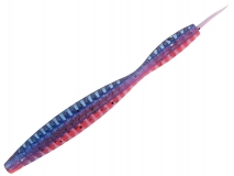 Силиконовая приманка Toirtap Червь-Т 3" - col.100 (Ultramarine/Red Bull), (10 шт.)