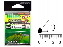 Джиг-головка Decoy Guard Plus S VJ-77, #3, 1/32oz (0,9 г) (4 шт.)
