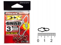 Застежка Decoy Ex Snap SN-14, #3, (7 шт.)