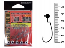 Джиг-головка Decoy Nail Bomb VJ-71, #1, 1/32(0,88 г) , (5 шт.)