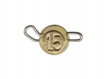 Груз вольфрамовый разборный Select, 1,5 г, col.Gold