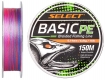 Шнур Select Basic PE 0,14 мм, 6,8 кг, 150 м, мультиколор