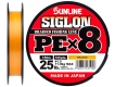 Шнур Sunline Siglon PE x8 #1.5 (0,209 мм), 150 м (оранжевый)