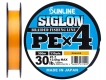 Шнур Sunline Siglon PE x4 #1.7 (0,223 мм), 300 м (оранжевый)